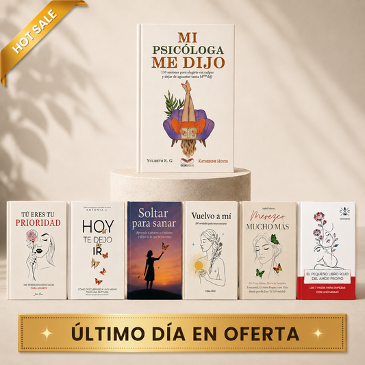 Mi Psicóloga Me Dijo❤️‍🩹 | 110 Sesiones de autoterapia + 🎁6 Bonos De Regalo