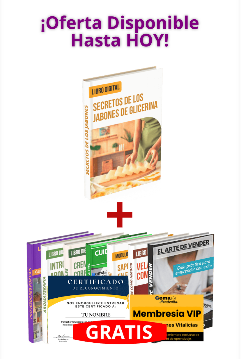 El Secreto Del Emprender con Jabones + ¡8 REGALOS GRATIS! 🎁