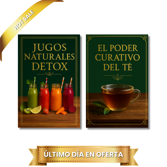 El Poder Curativo Del Té y Los Refrescantes Jugos Détox - OFERTA ¡2X1!